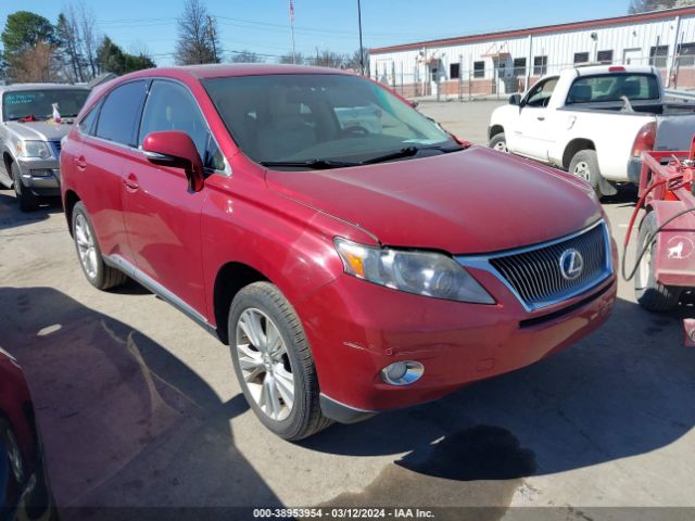 LEXUS RX 450H 2010 jtjzb1ba1a2402674