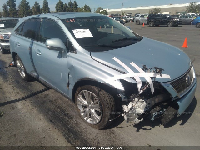 LEXUS RX 450H 2010 jtjzb1ba5a2002973