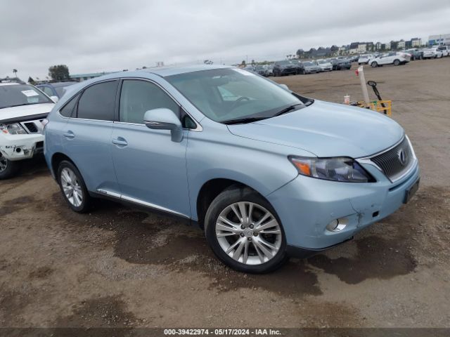 LEXUS RX 450H 2010 jtjzb1ba6a2001590