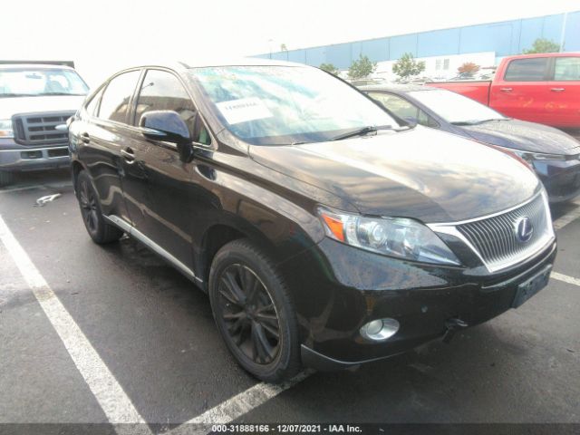 LEXUS RX 450H 2012 jtjzb1ba7c2408479