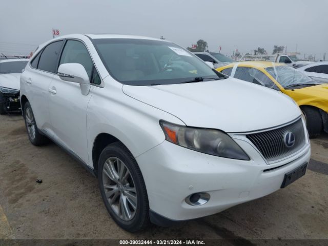 LEXUS RX 450H 2010 jtjzb1baxa2402608