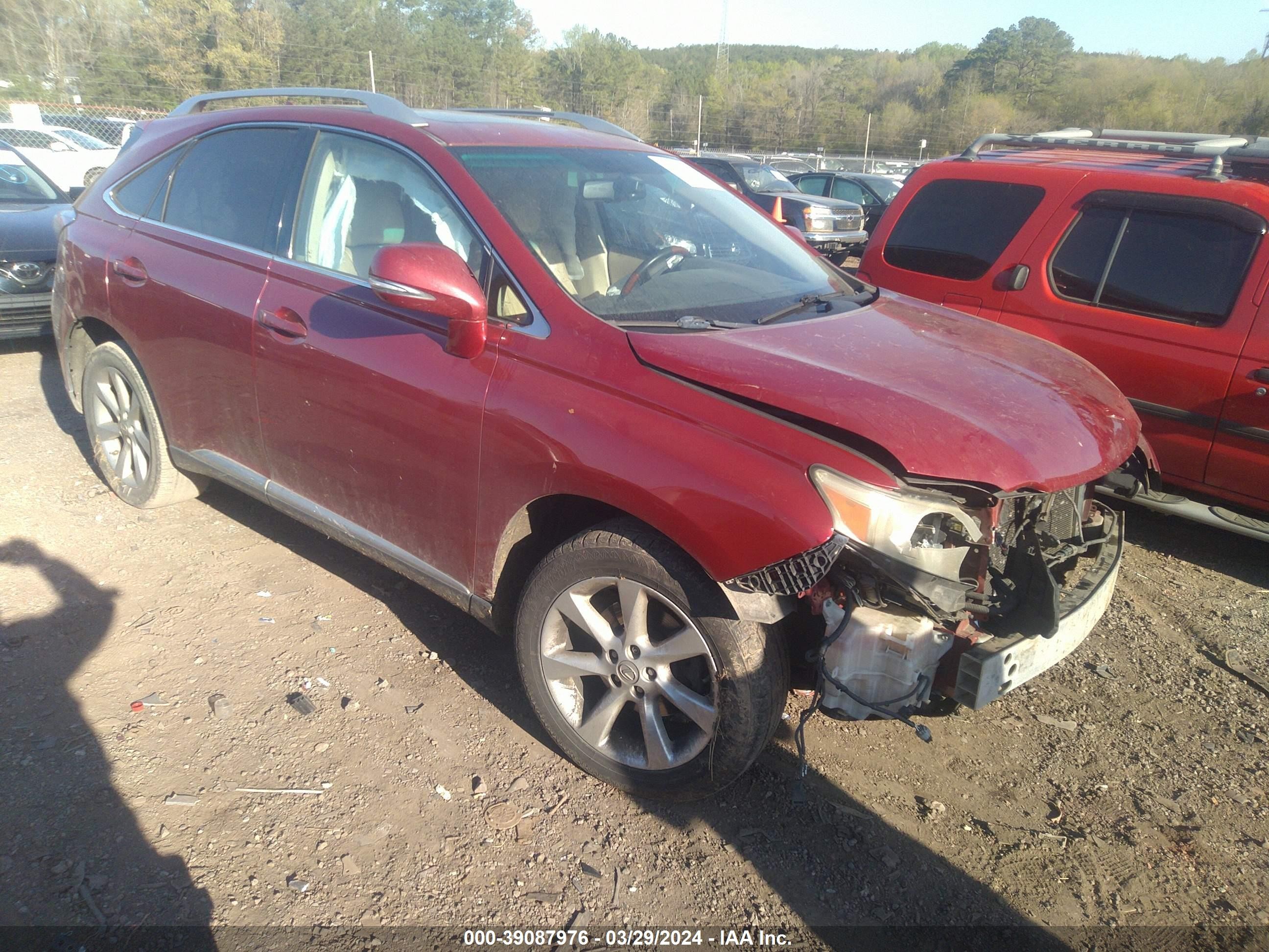 LEXUS RX 2010 jtjzk1ba2a2405437