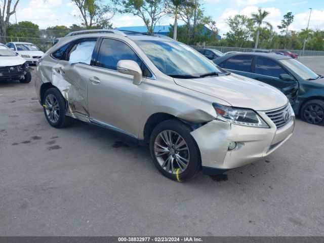 LEXUS RX 350 2013 jtjzk1ba2d2009223