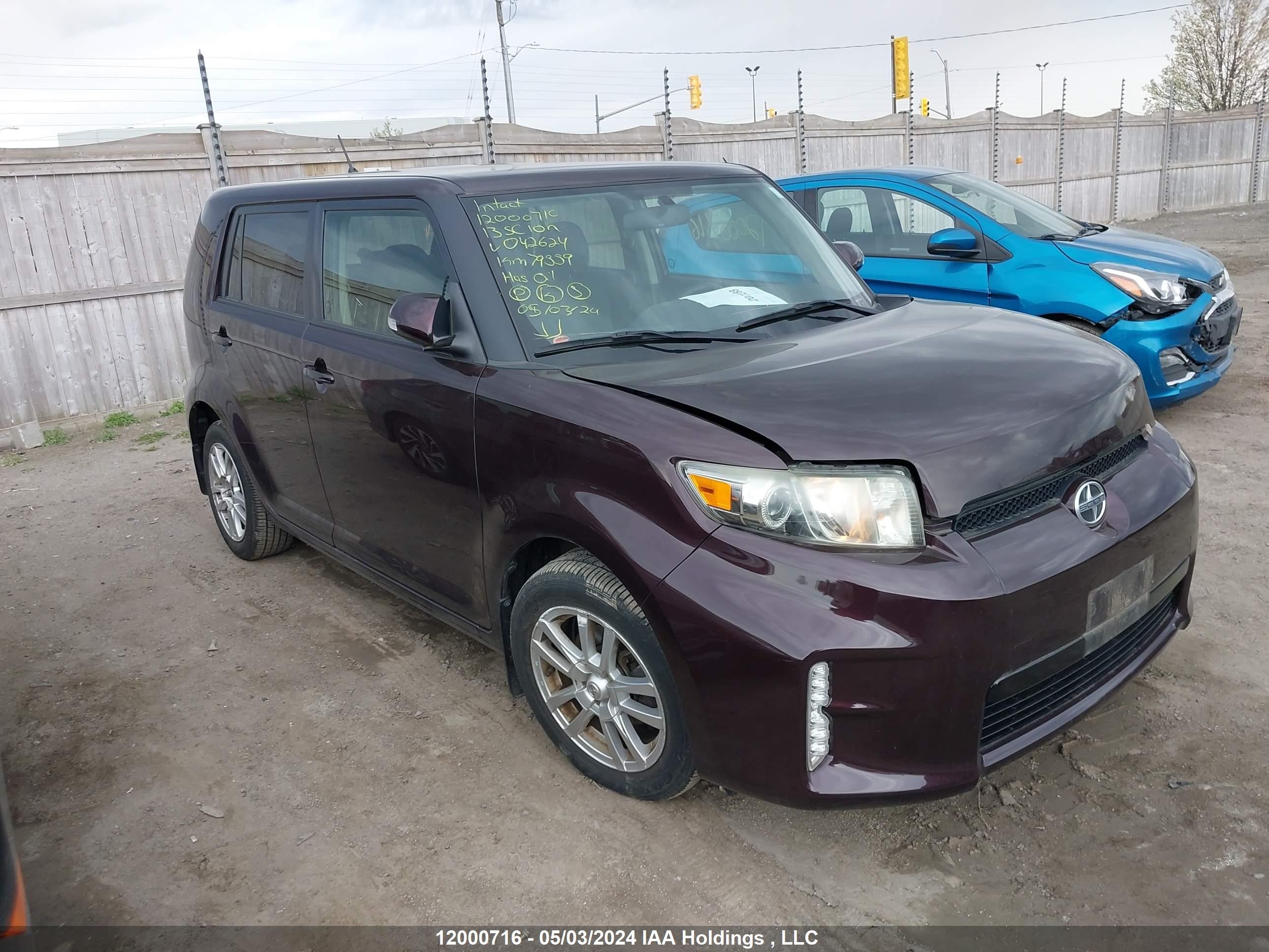 SCION XB 2013 jtlze4fe5dj042624