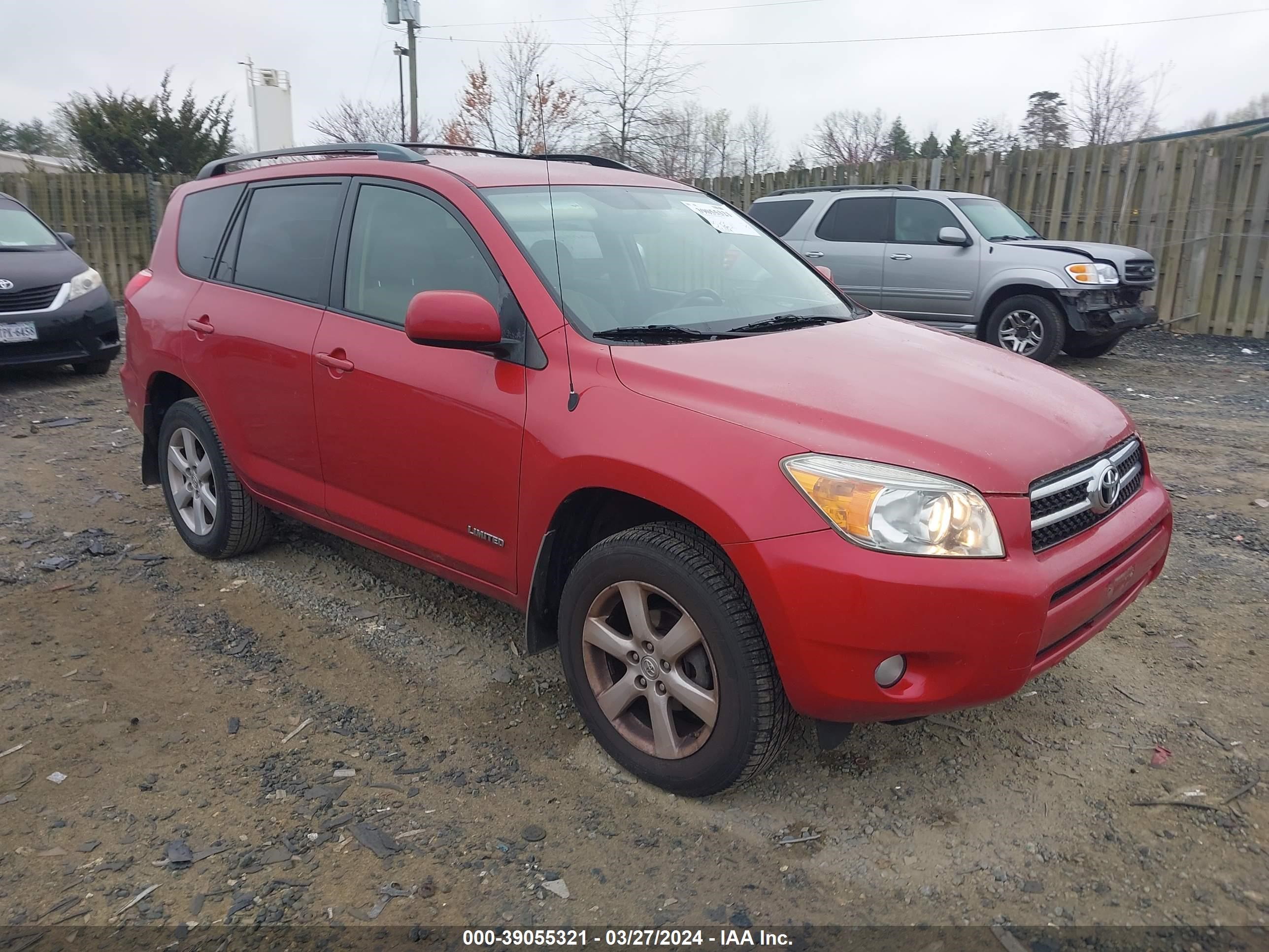 TOYOTA RAV 4 2008 jtmbd31v186072505