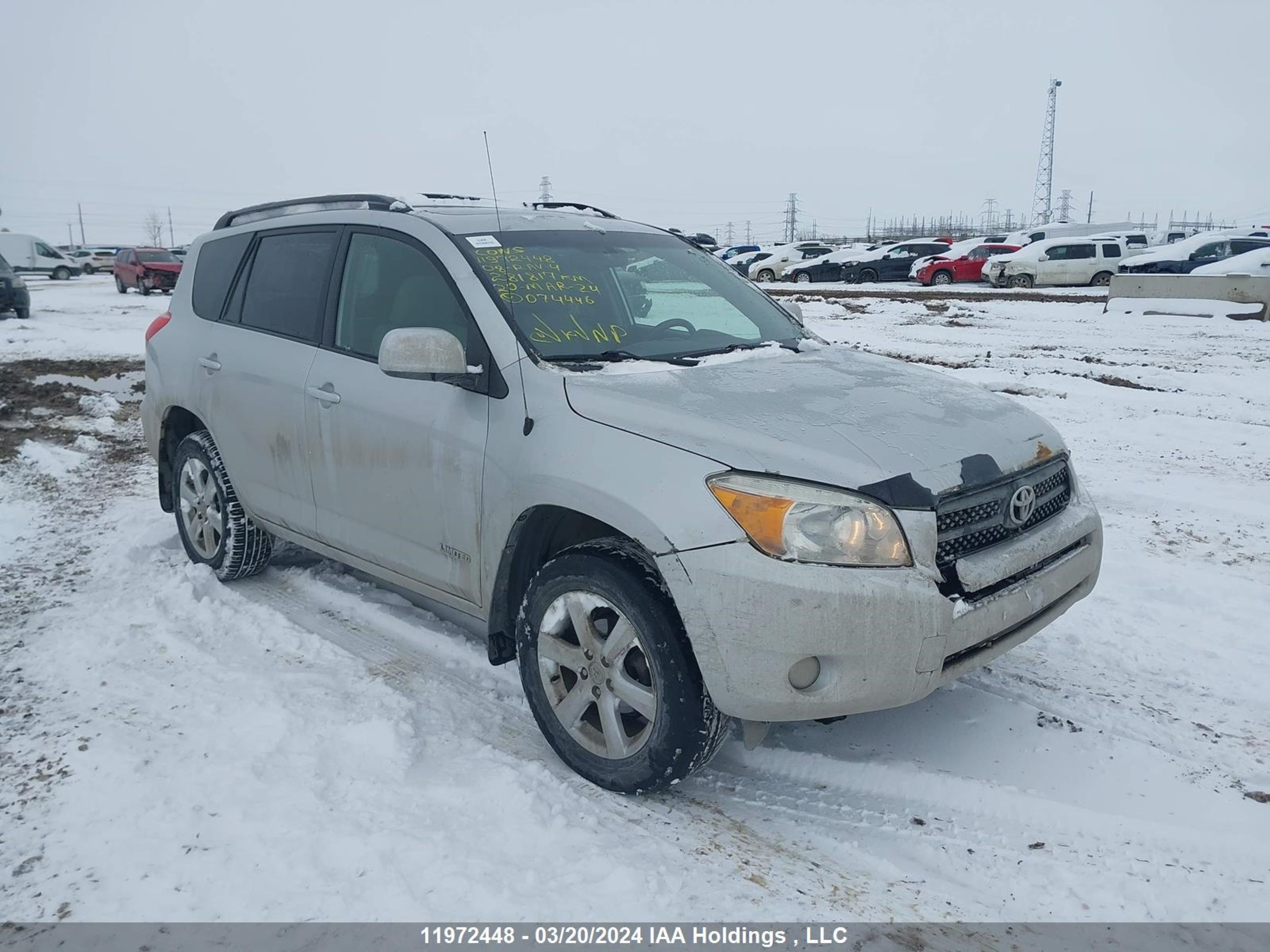 TOYOTA RAV 4 2008 jtmbd31vx86074446