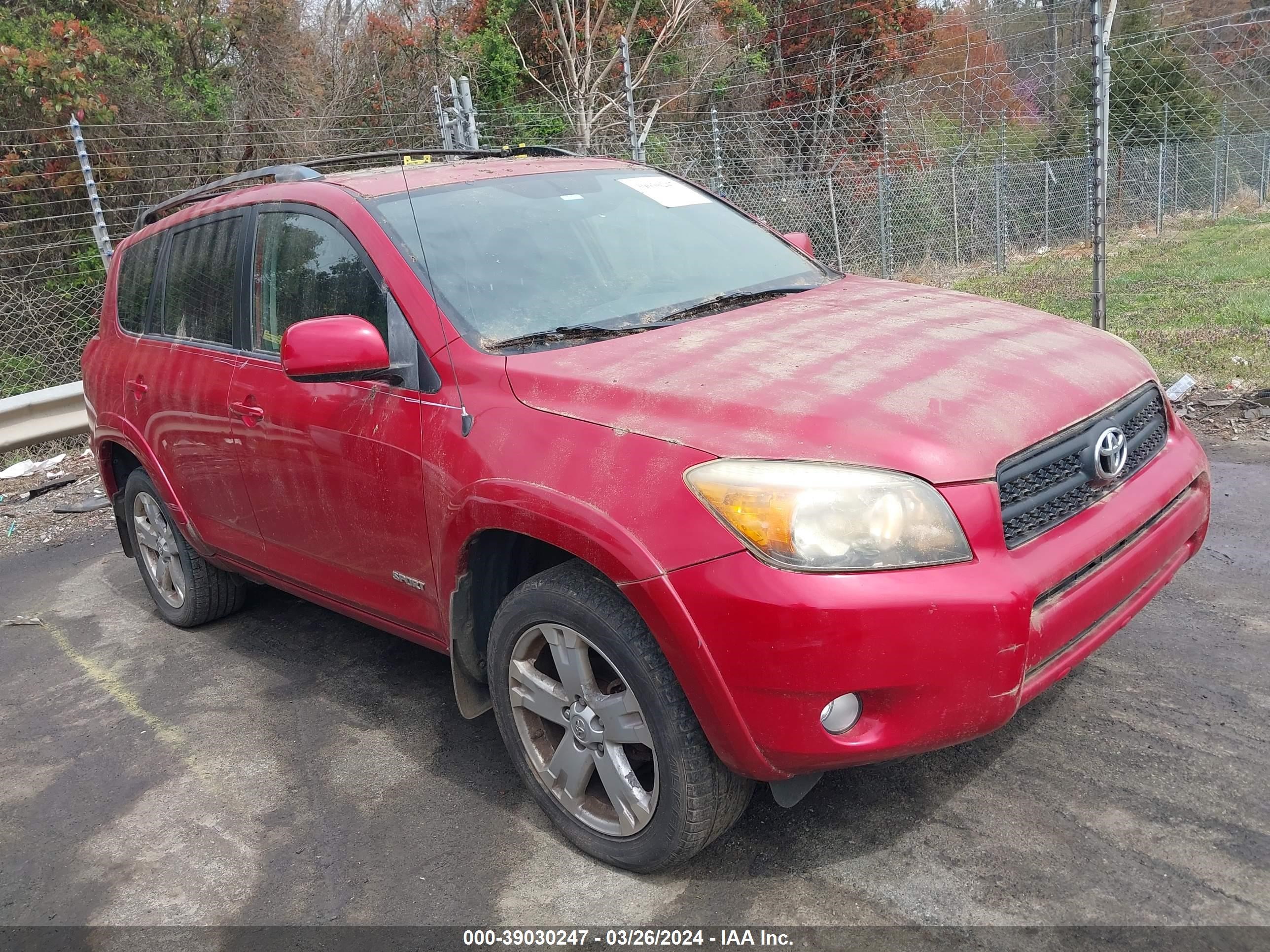 TOYOTA RAV 4 2007 jtmbd32v375112263