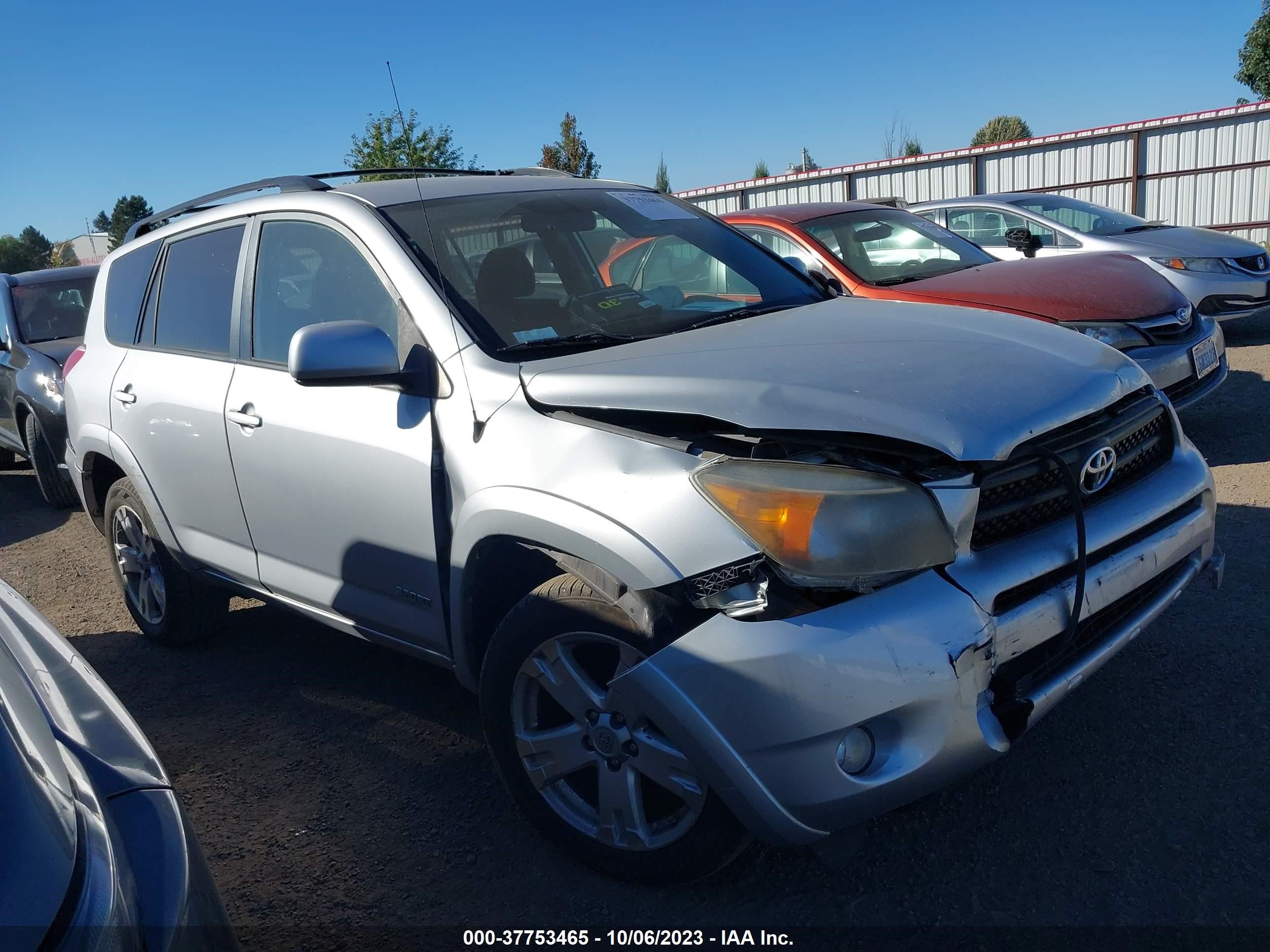 TOYOTA RAV 4 2007 jtmbd32v676034717