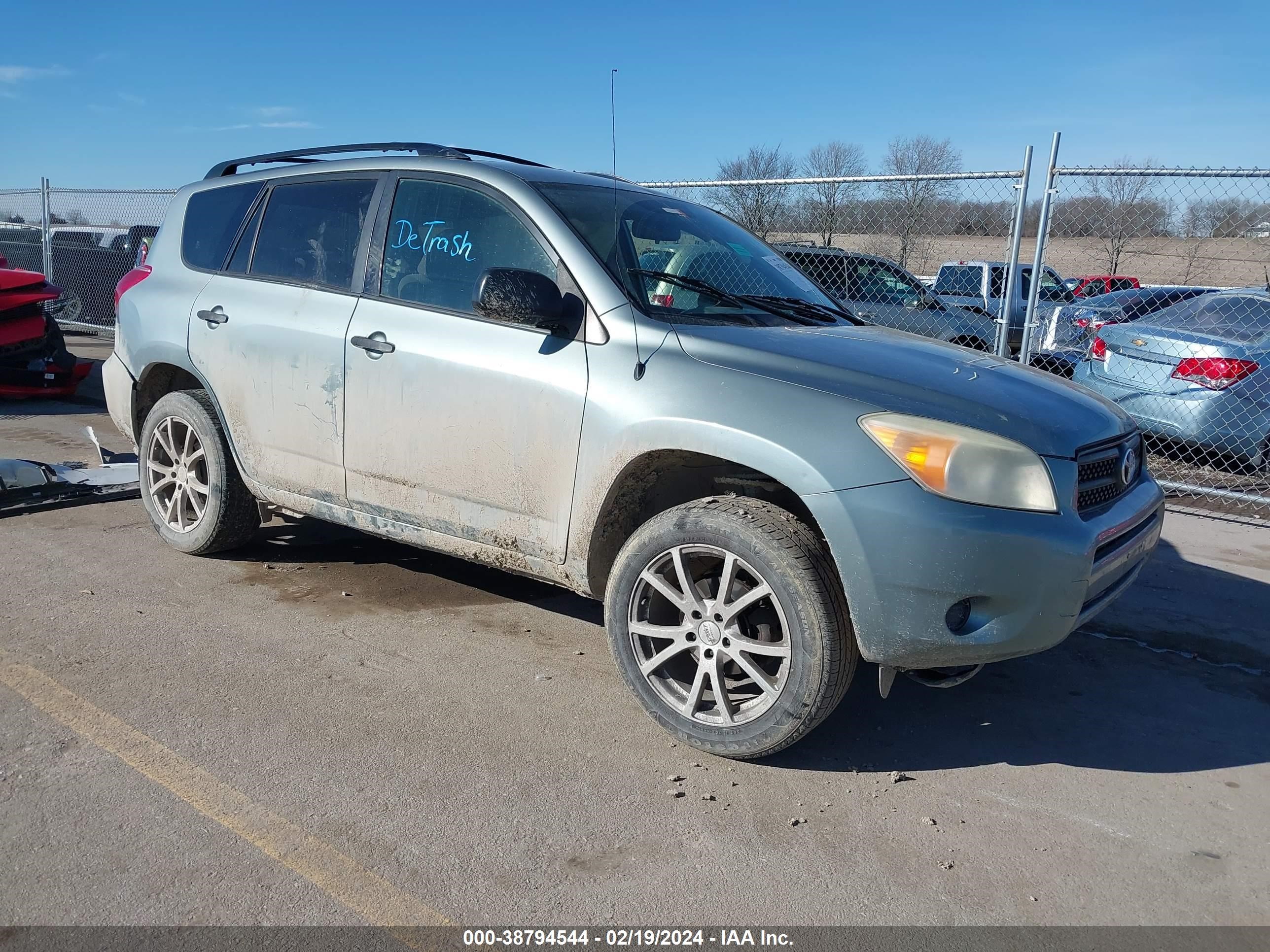 TOYOTA RAV 4 2007 jtmbd33v476034178