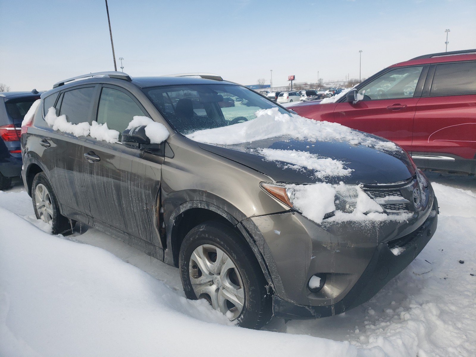 TOYOTA RAV4 LE 2014 jtmbfrev1ed075354