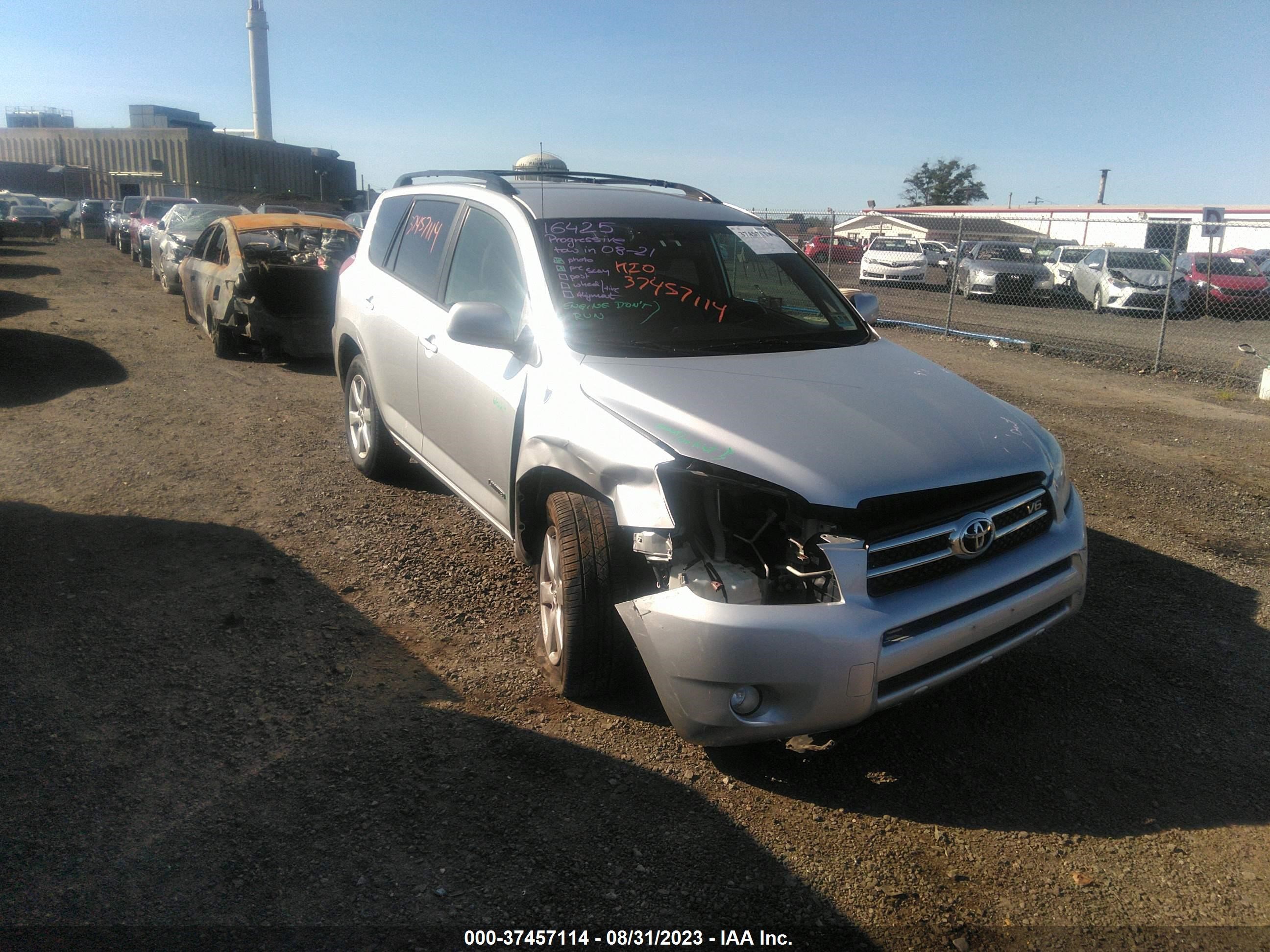 TOYOTA RAV 4 2007 jtmbk31v075016193