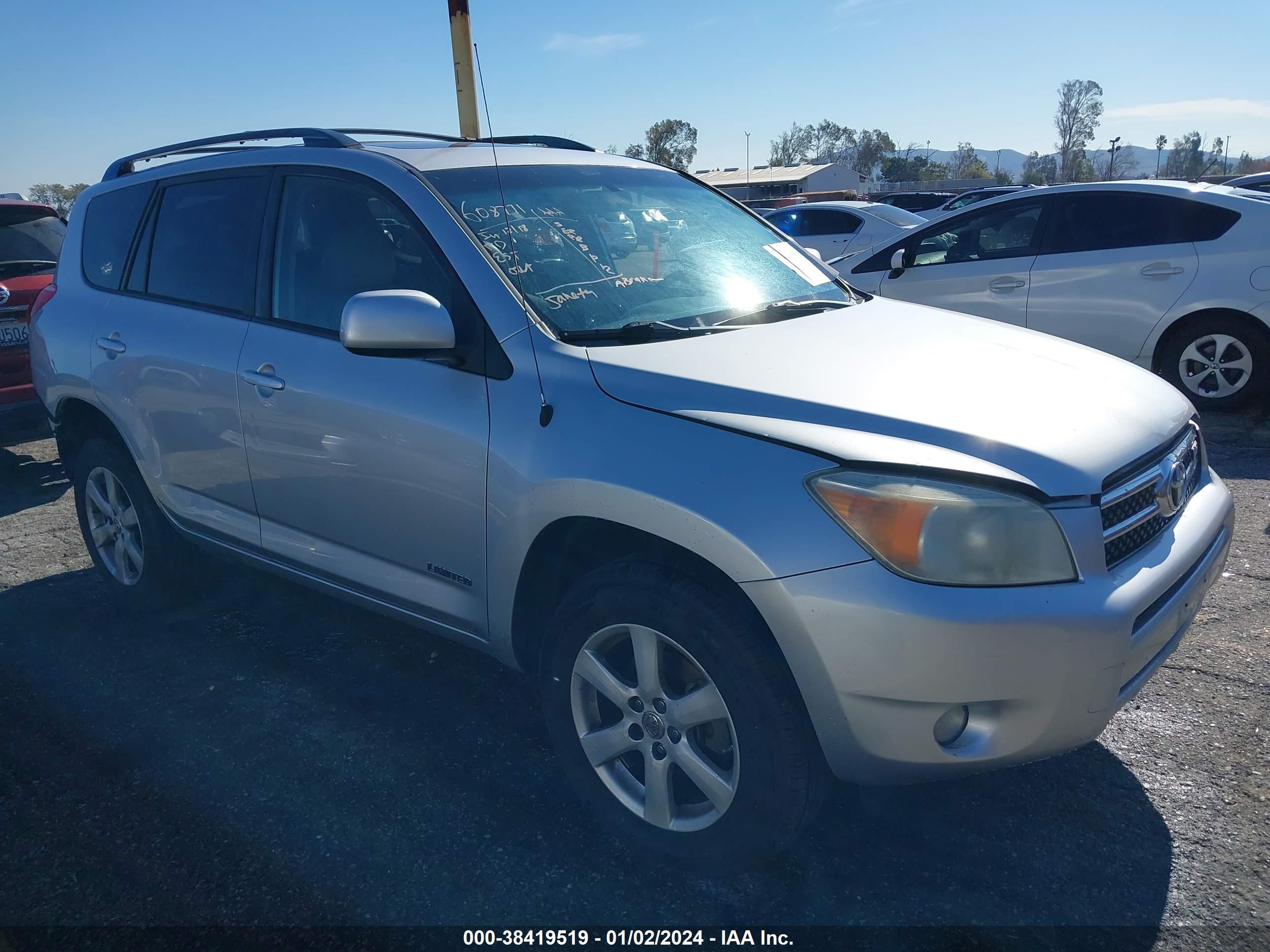 TOYOTA RAV 4 2008 jtmbk31v286043696