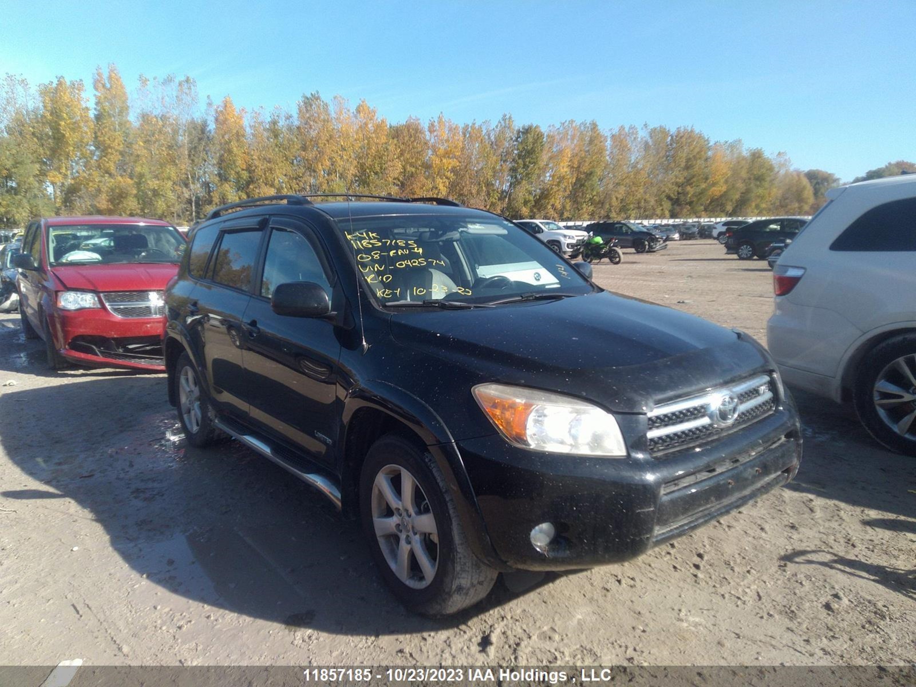 TOYOTA RAV 4 2008 jtmbk31v586042574