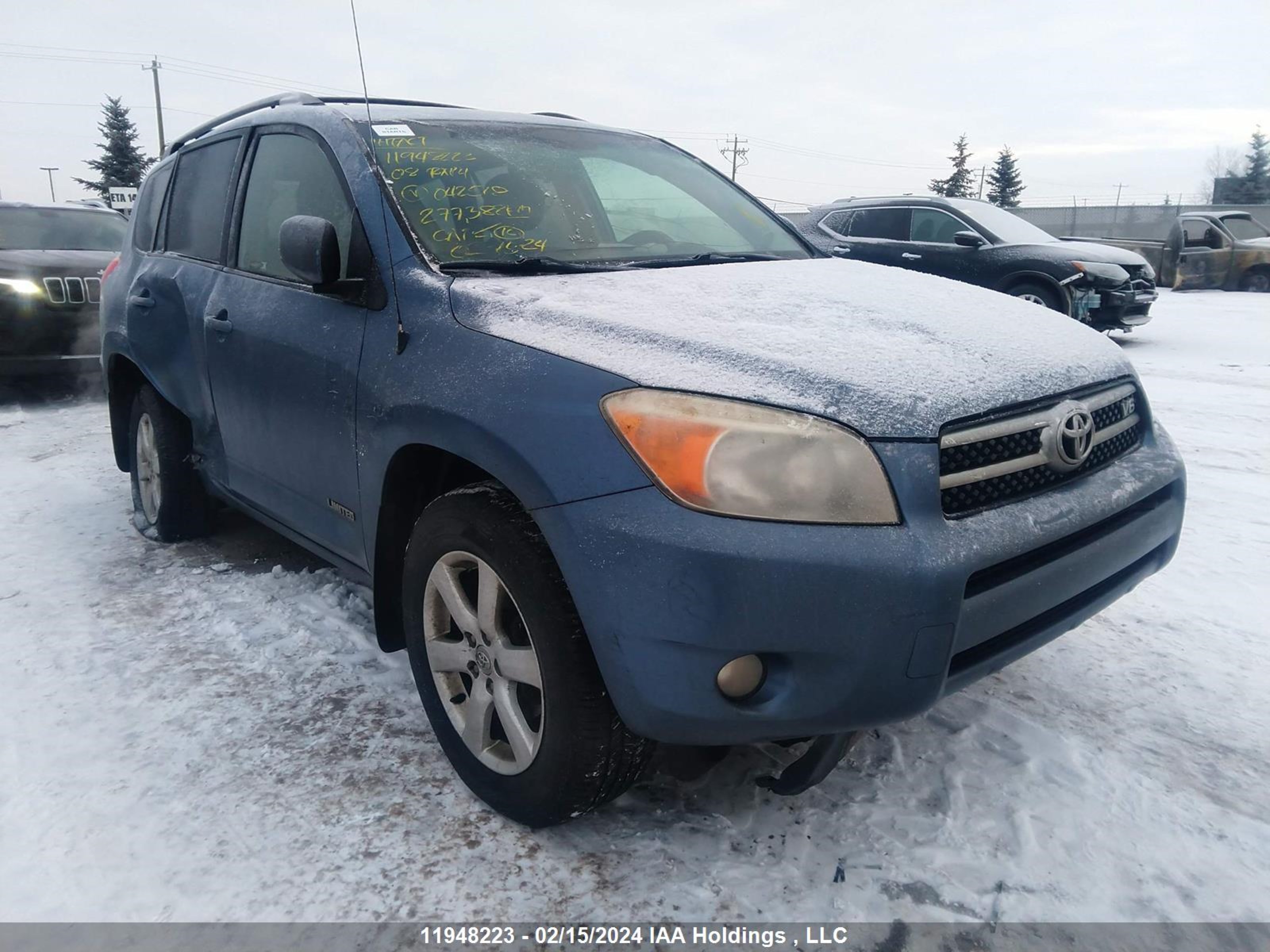 TOYOTA RAV 4 2008 jtmbk31v686042518