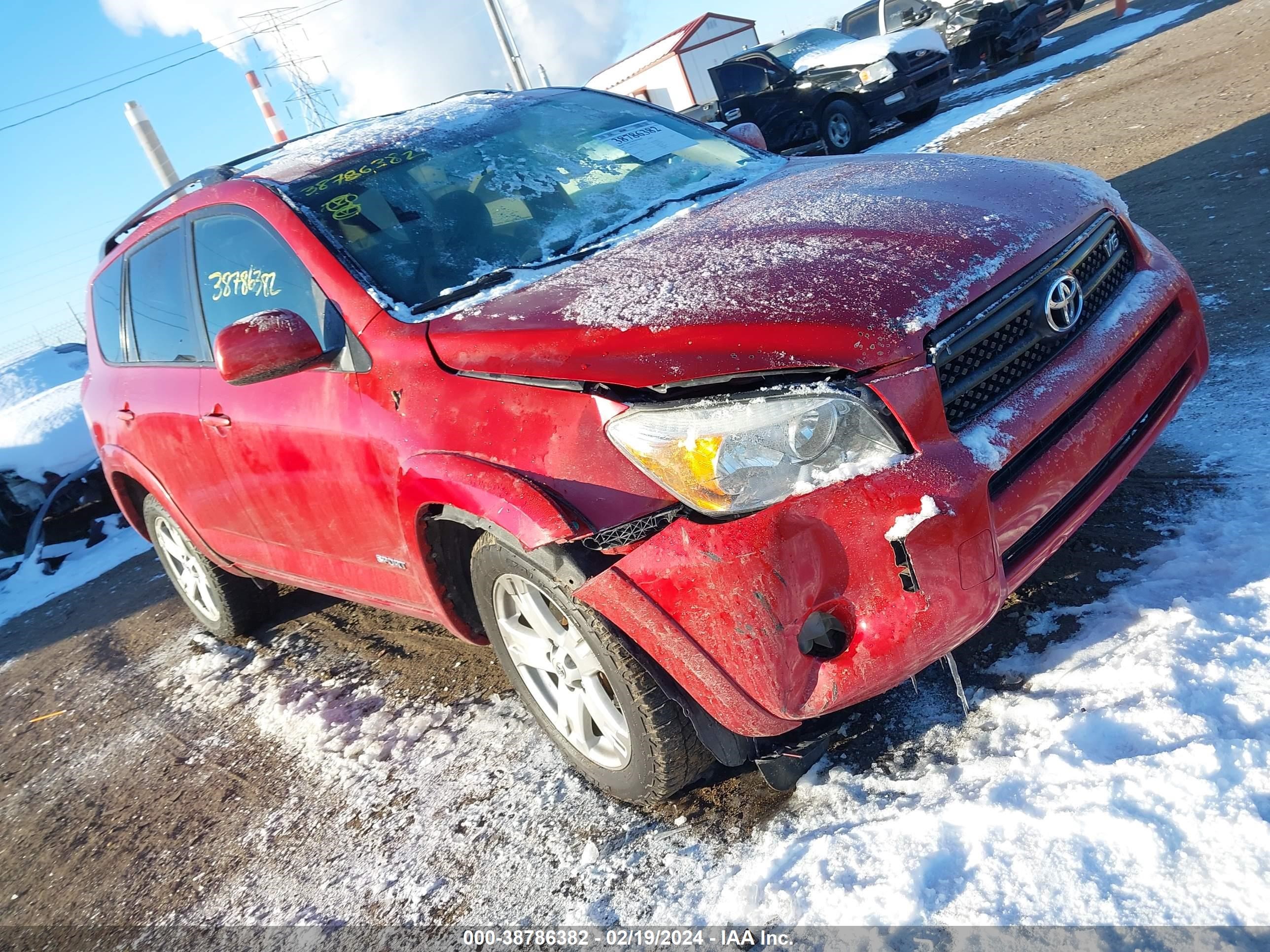 TOYOTA RAV 4 2007 jtmbk32v075026253