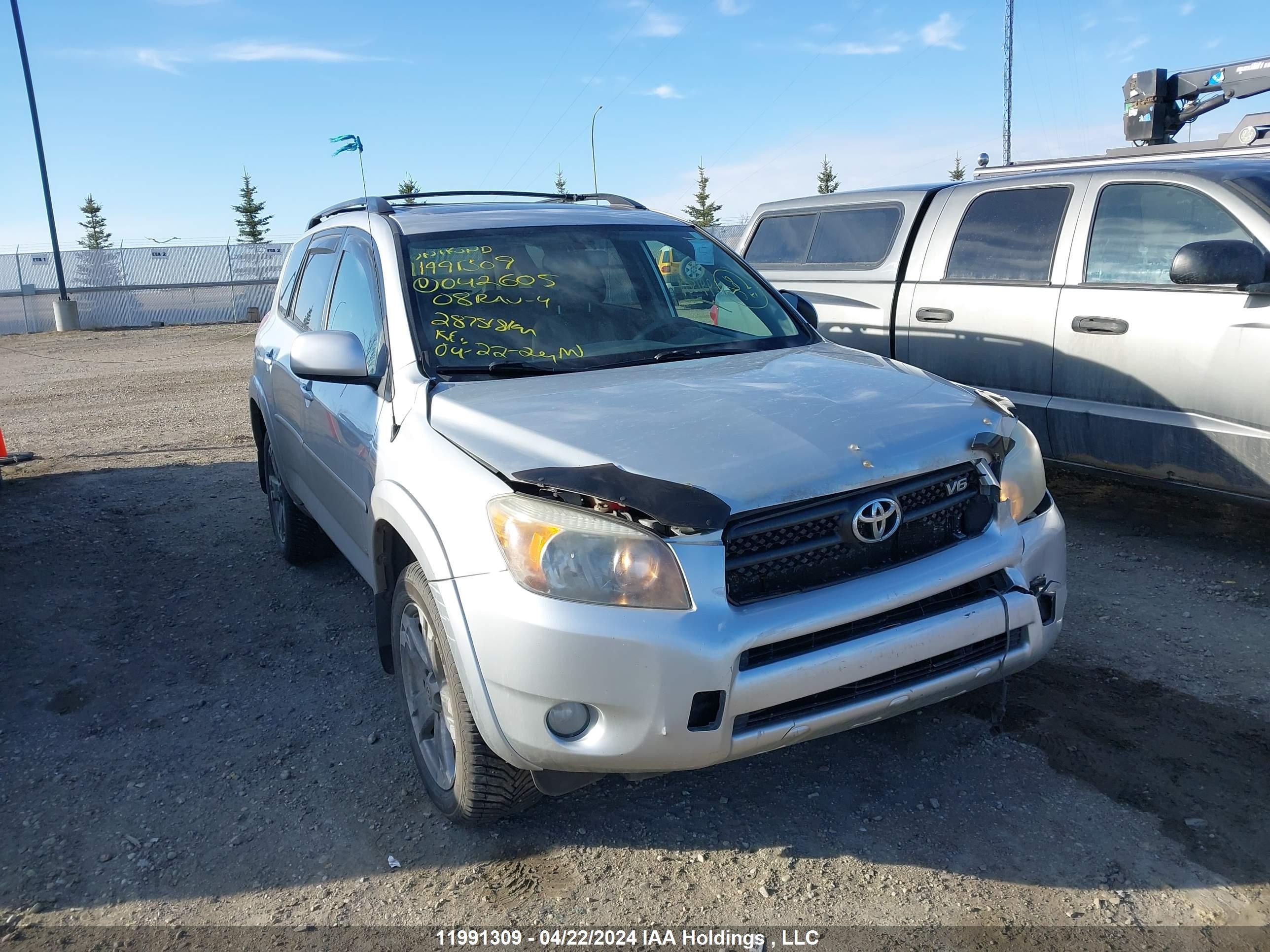 TOYOTA RAV 4 2008 jtmbk32v386042605