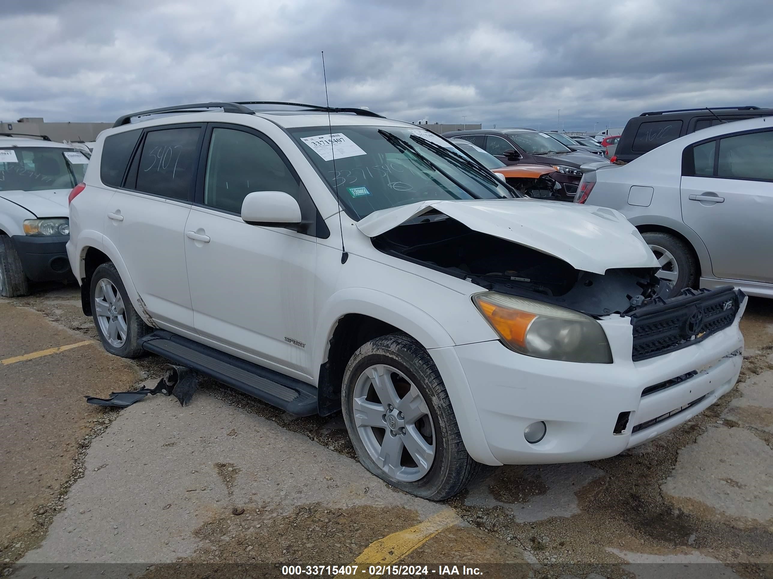 TOYOTA RAV 4 2007 jtmbk32v576012150