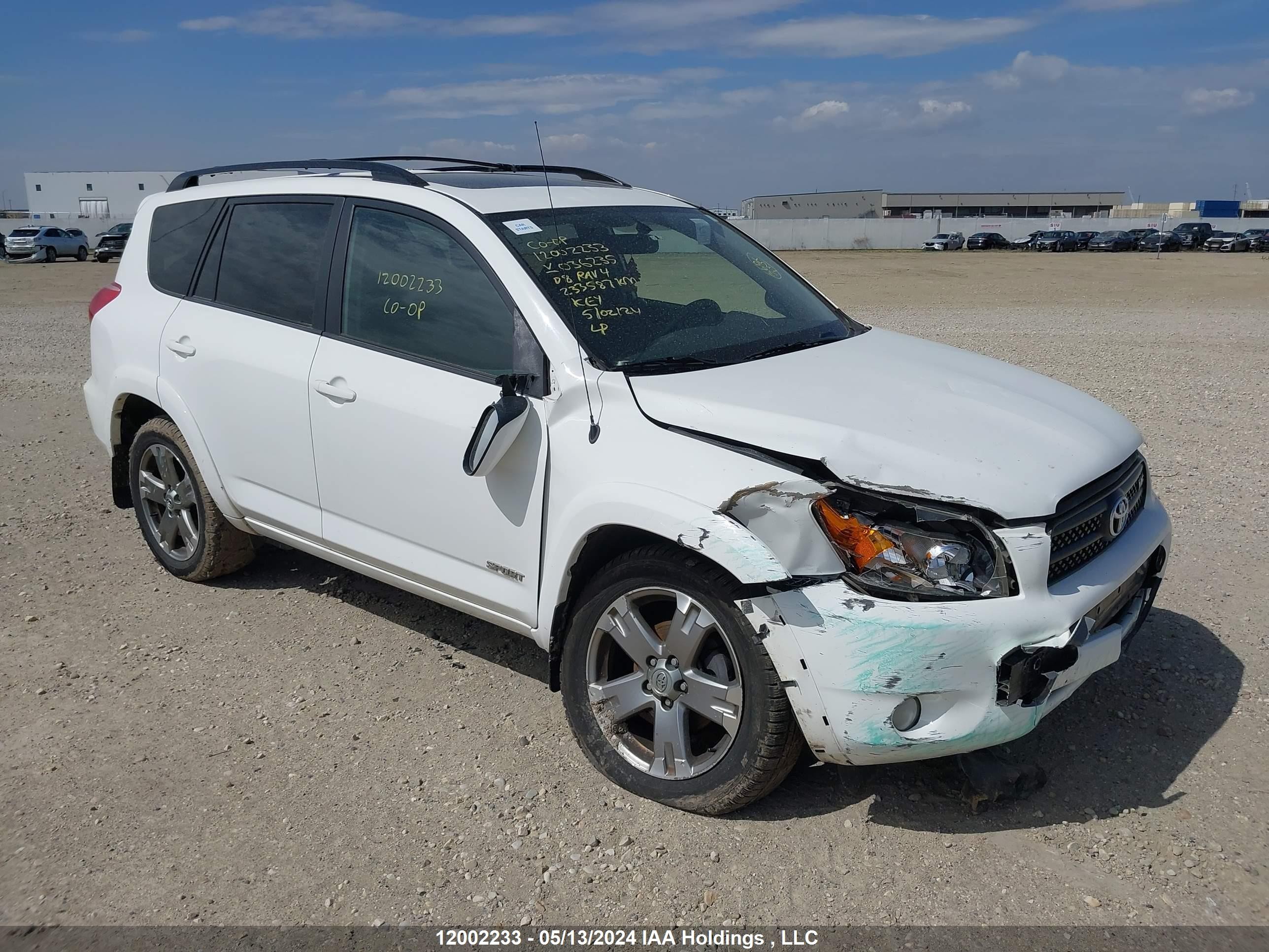 TOYOTA RAV 4 2008 jtmbk32vx86036235