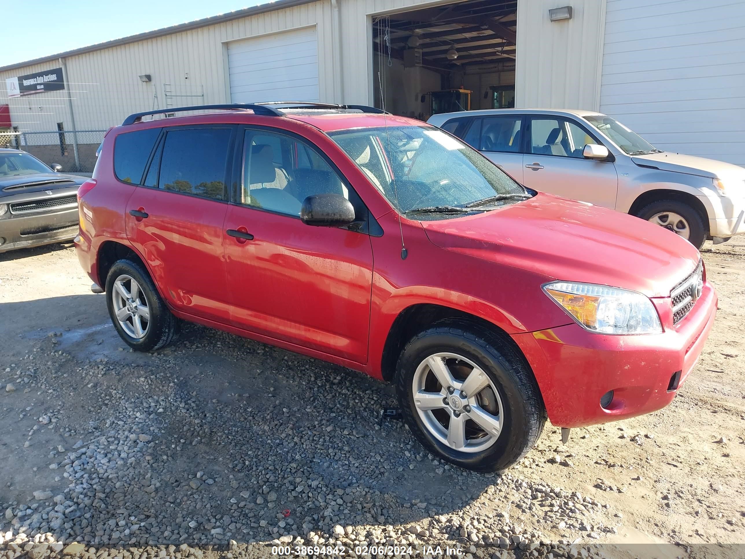 TOYOTA RAV 4 2007 jtmbk33v875020974