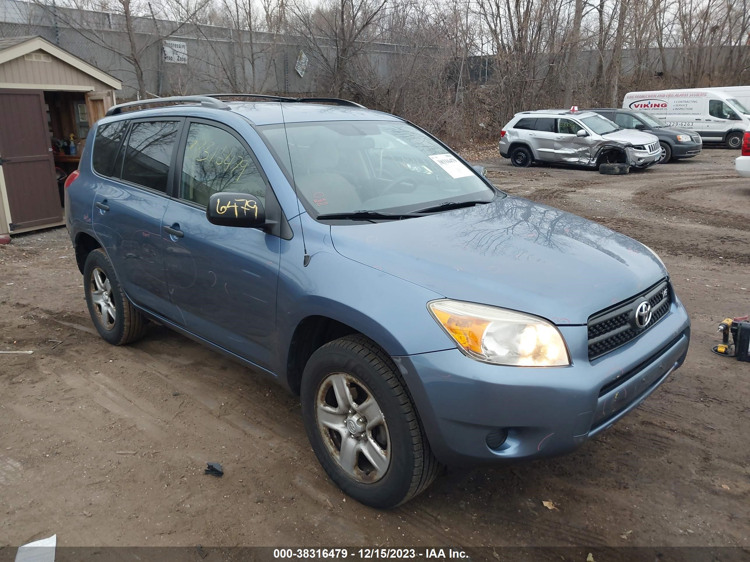 TOYOTA RAV 4 2007 jtmbk33vx75040448