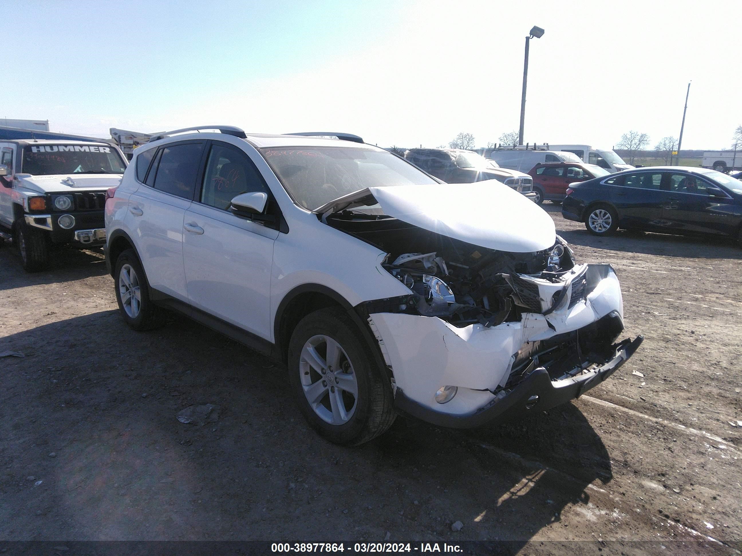 TOYOTA RAV 4 2014 jtmrfrev4ed094639