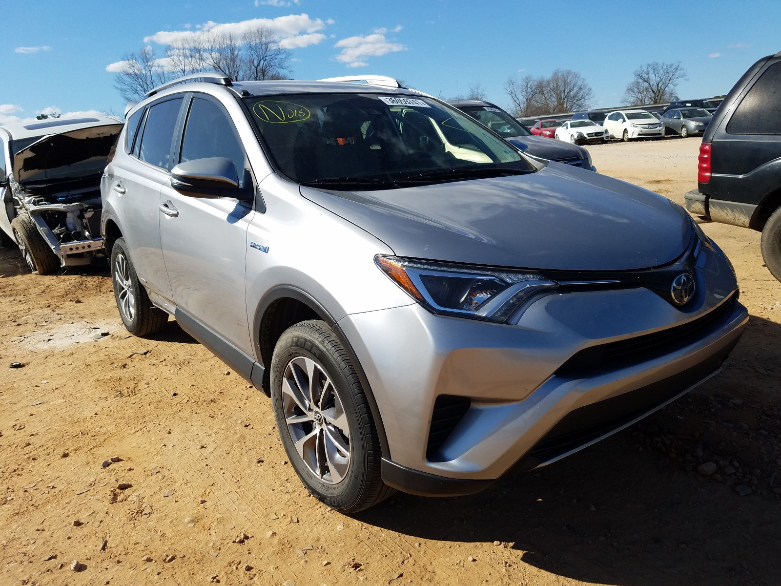 TOYOTA RAV4 HV LE 2018 jtmrjrev8jd174714