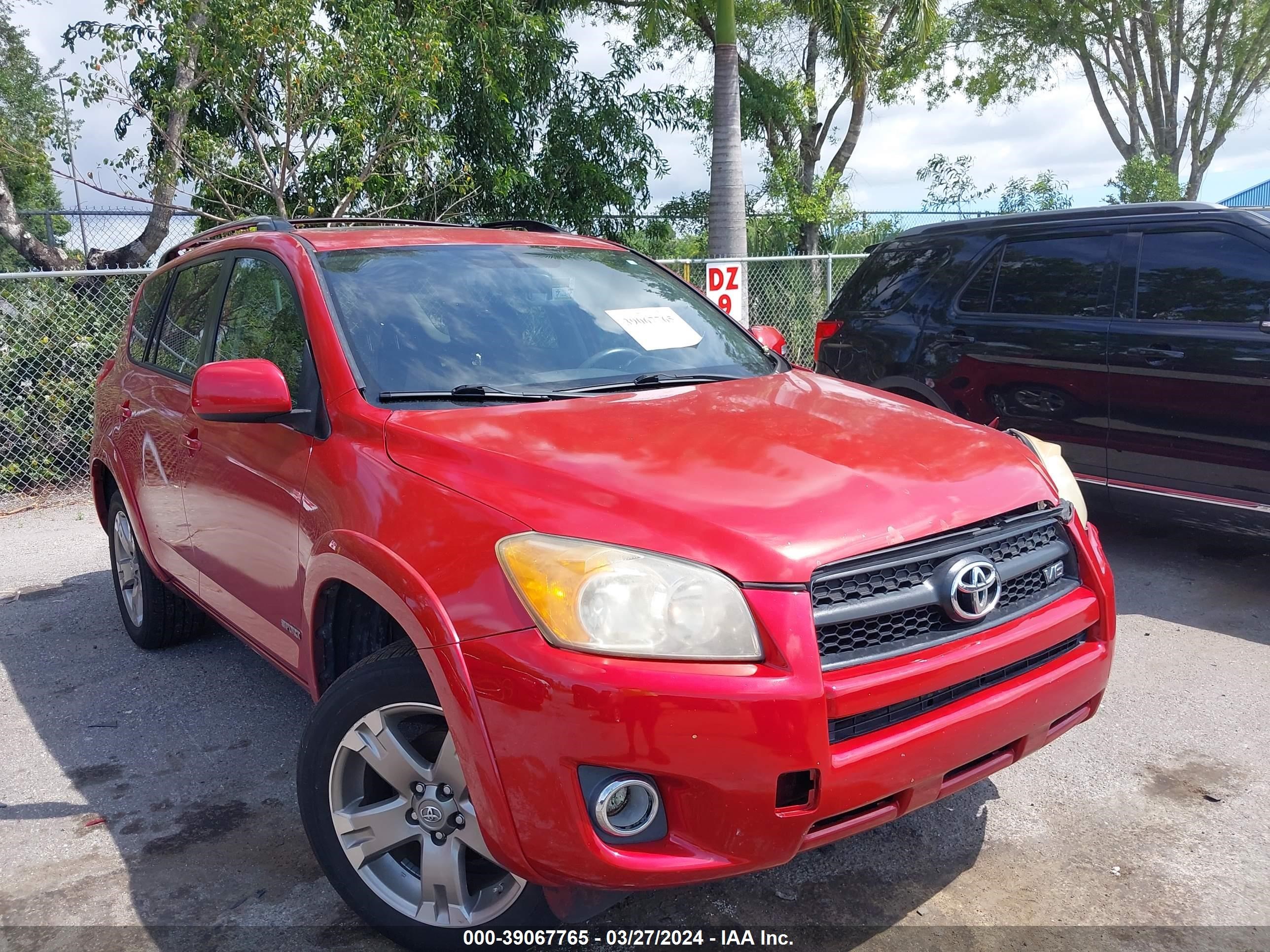 TOYOTA RAV 4 2010 jtmrk4dv5a5089339