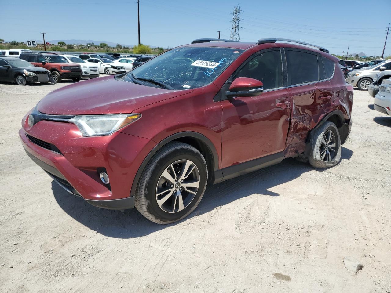 TOYOTA RAV 4 2018 jtmwfrev6jd109445