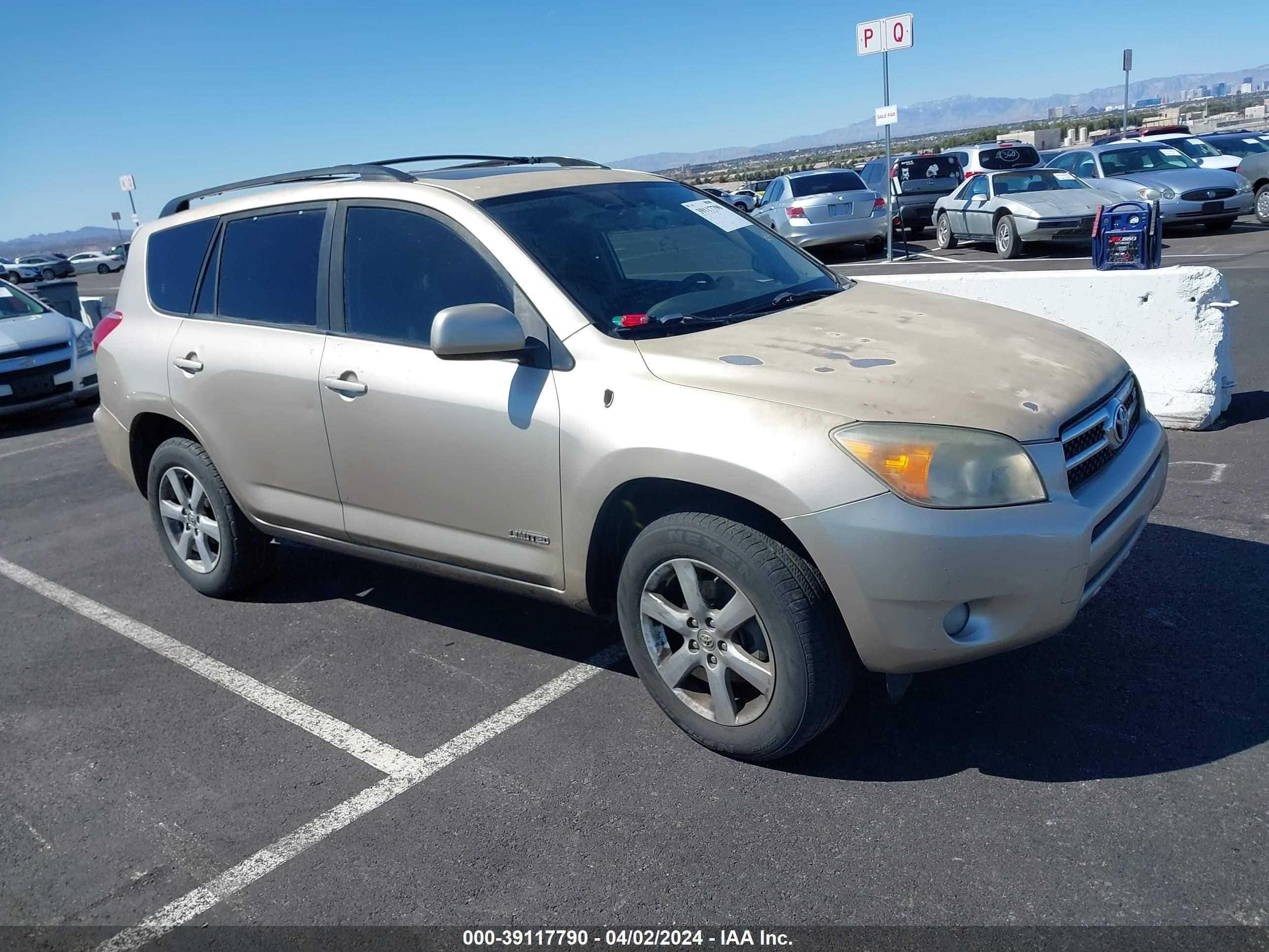 TOYOTA RAV 4 2007 jtmzk31v576008521