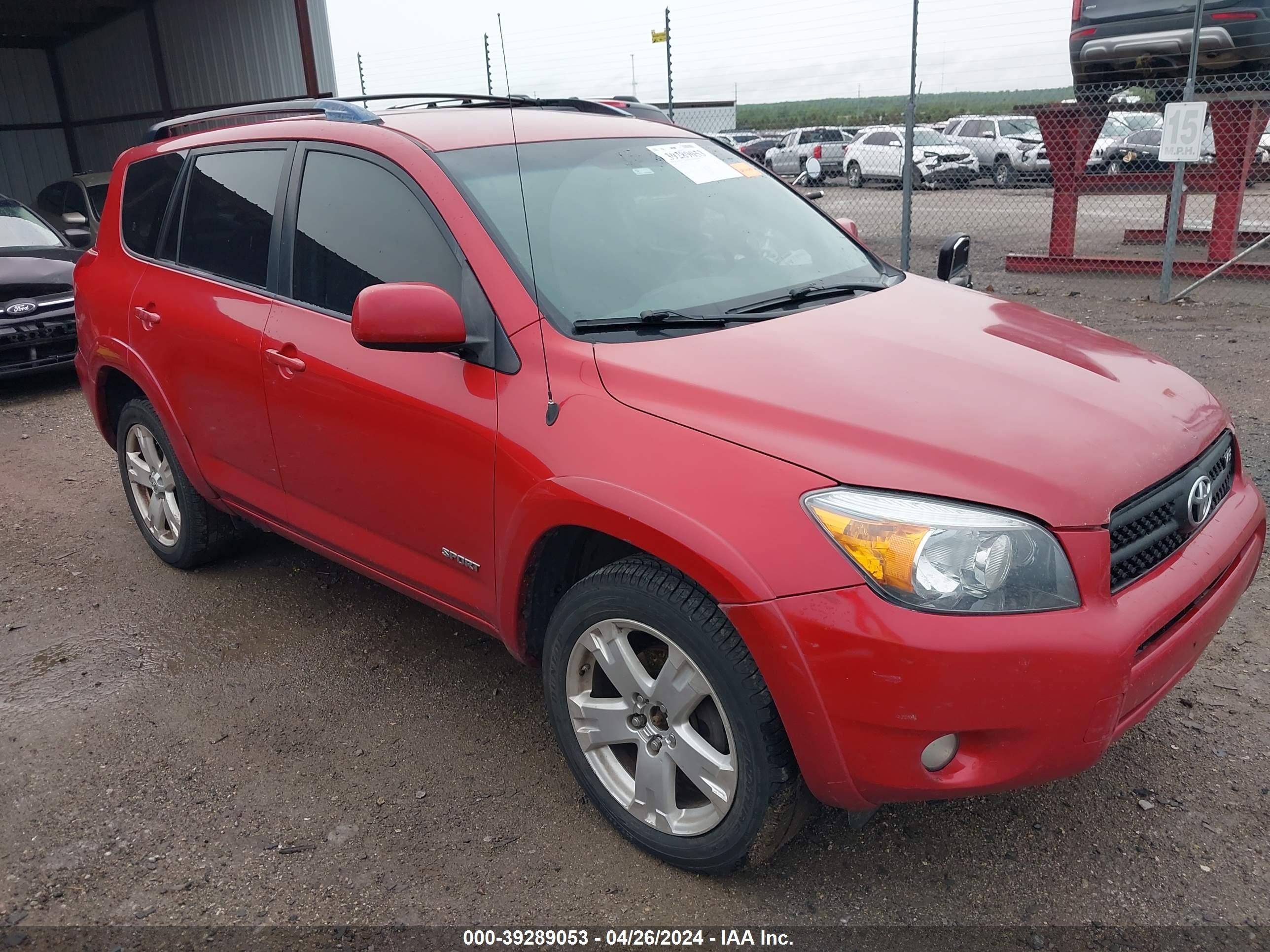 TOYOTA RAV 4 2007 jtmzk32vx75007787