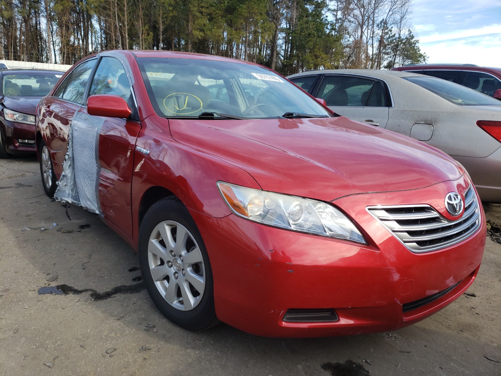 TOYOTA CAMRY HYBR 2007 jtnbb46k273017633