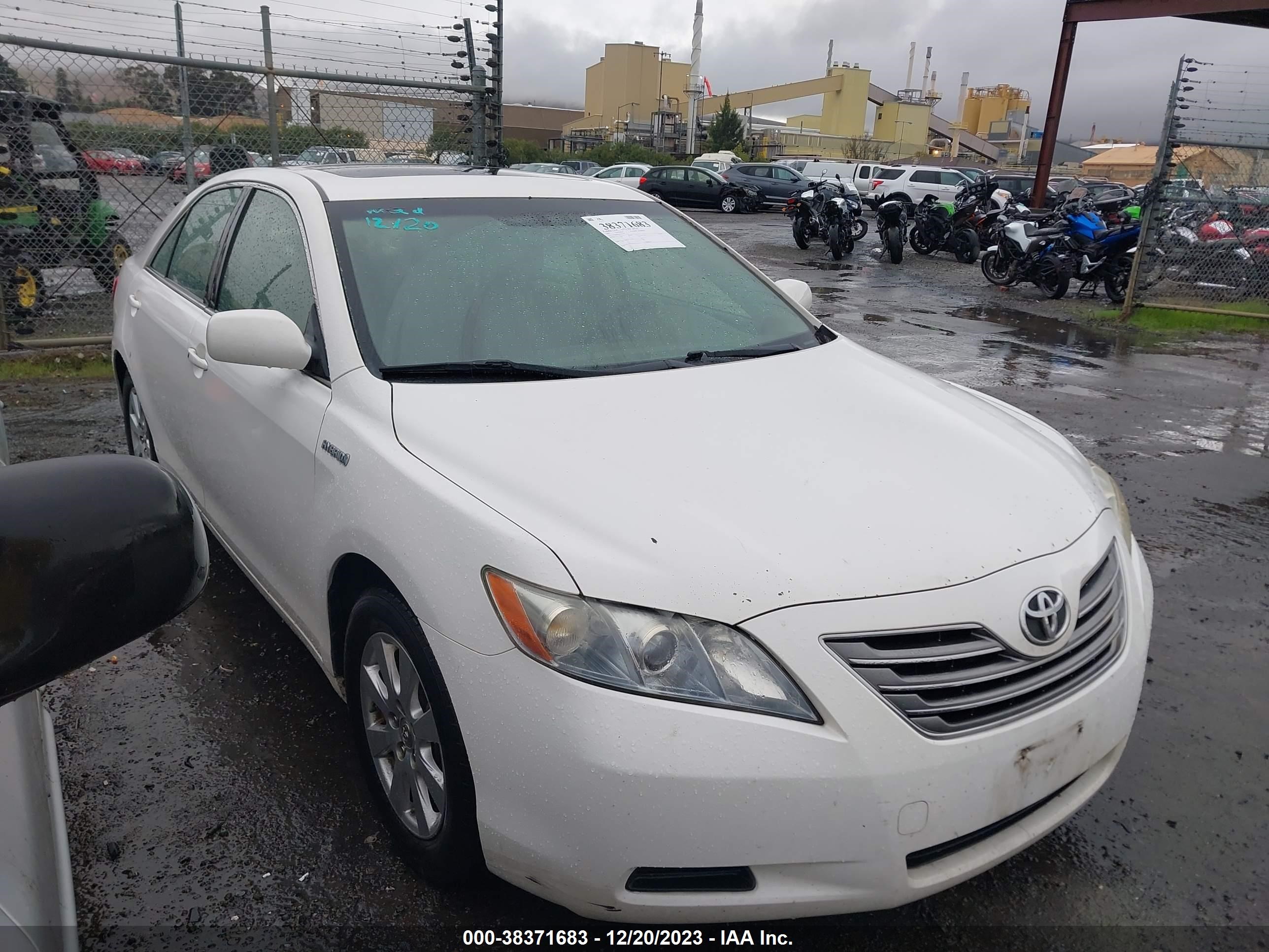 TOYOTA CAMRY 2007 jtnbb46k673032507