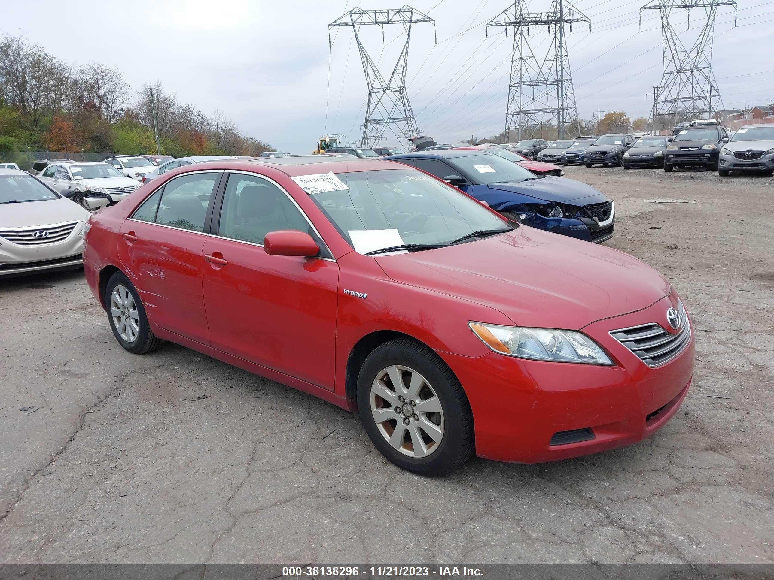 TOYOTA CAMRY 2007 jtnbb46k873012257