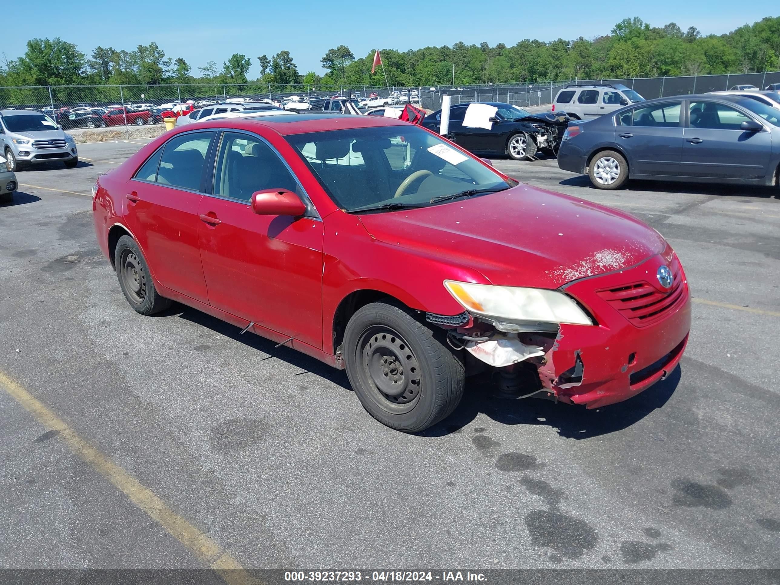 TOYOTA CAMRY 2007 jtnbe46k373068002