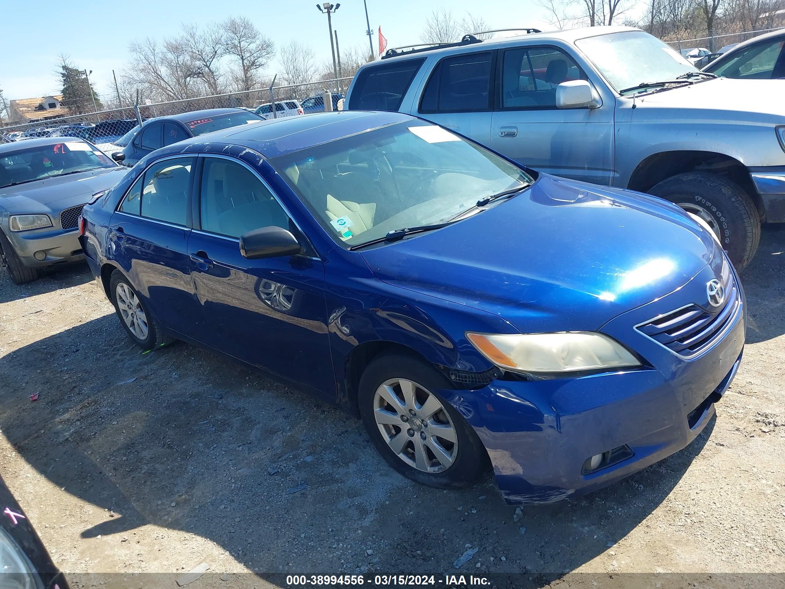 TOYOTA CAMRY 2007 jtnbe46k573042212