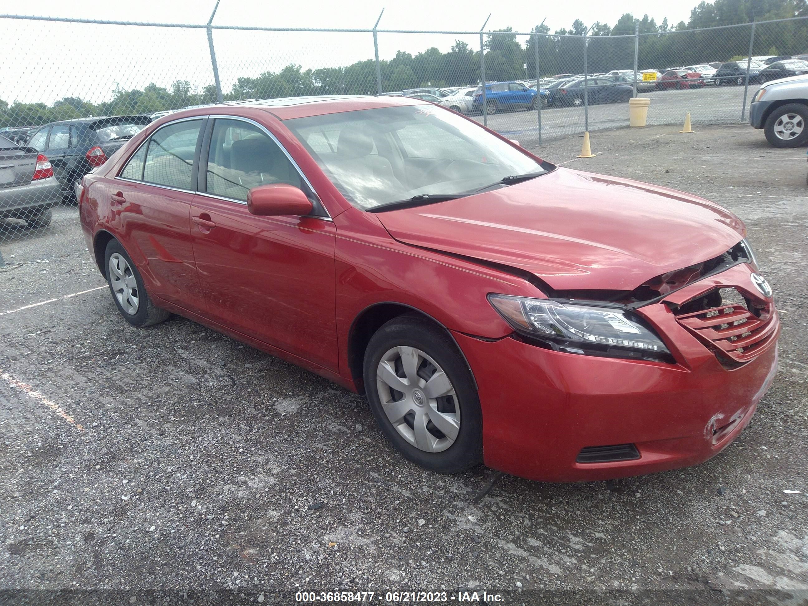 TOYOTA CAMRY 2007 jtnbe46k873002996