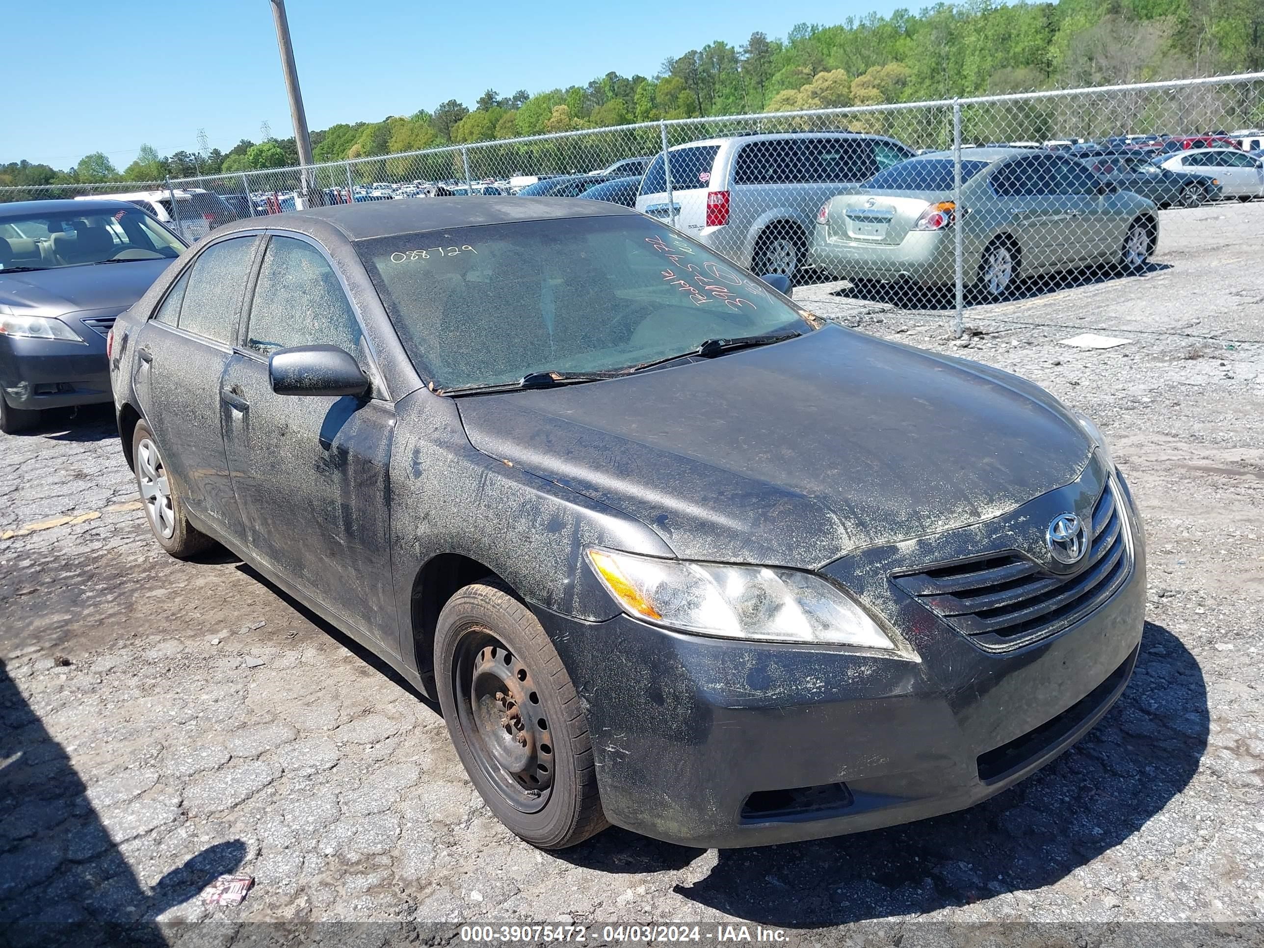 TOYOTA CAMRY 2007 jtnbe46k873088729