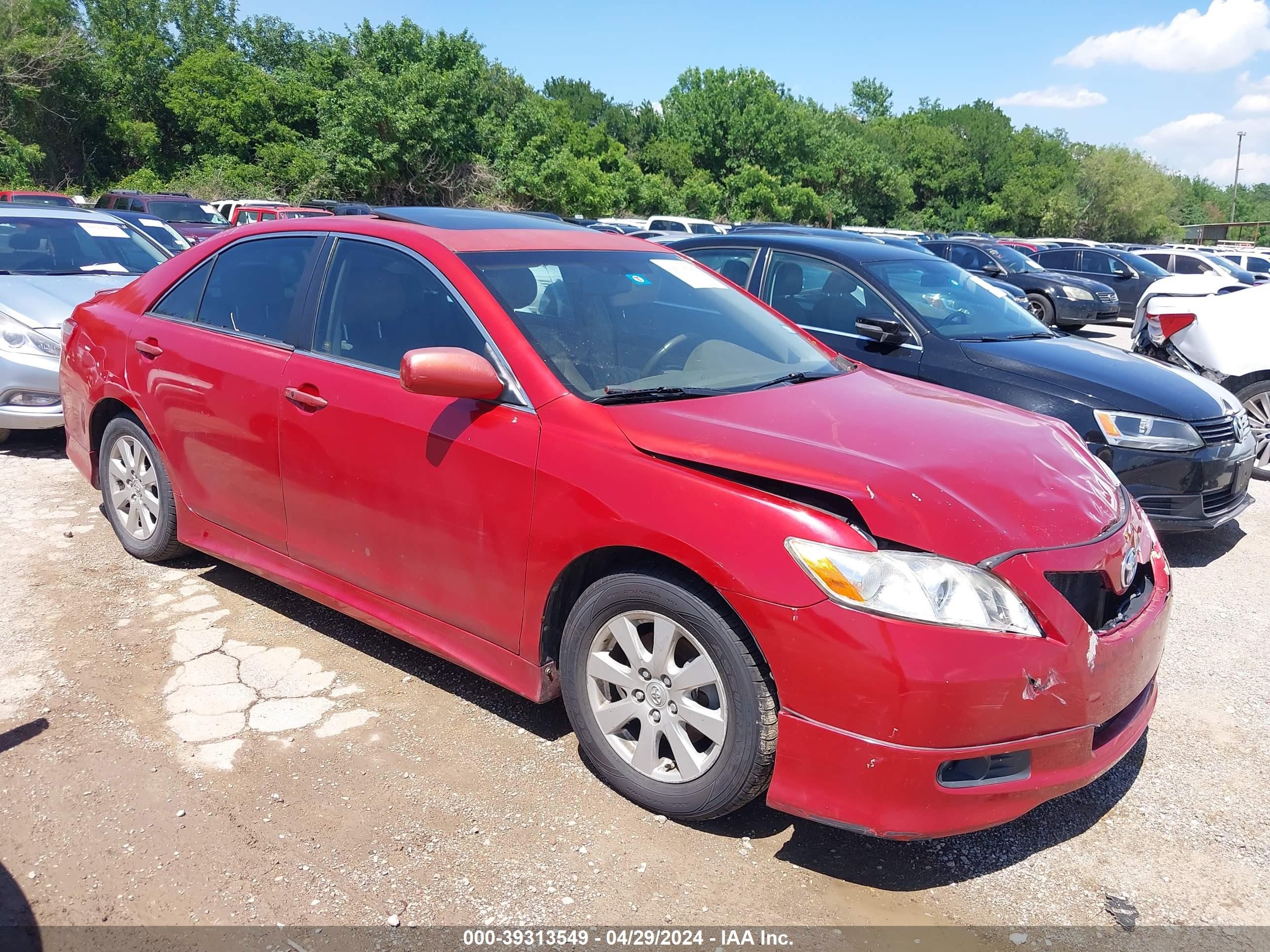 TOYOTA CAMRY 2007 jtnbk46k673000088