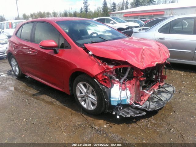 TOYOTA COROLLA HATCHBACK 2021 jtnd4mbexm3145388