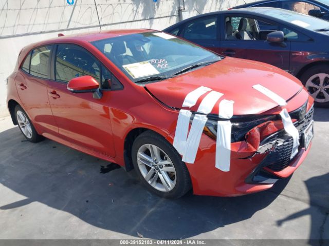 TOYOTA COROLLA 2020 jtnd4rbe8l3089480