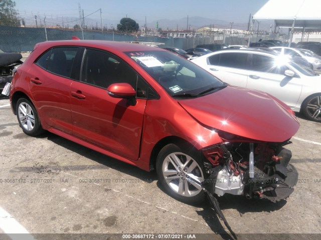 TOYOTA COROLLA HATCHBACK 2019 jtnk4rbe0k3041820