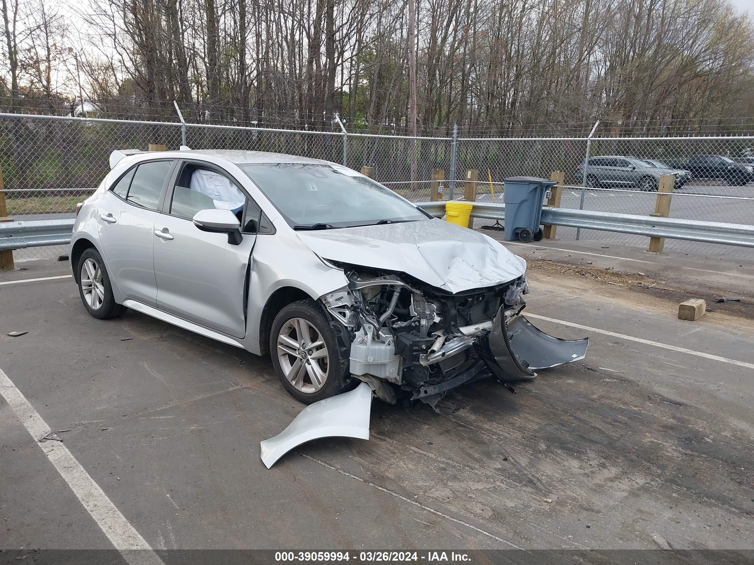 TOYOTA COROLLA 2019 jtnk4rbe0k3043597