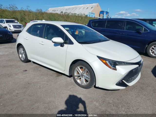 TOYOTA COROLLA 2019 jtnk4rbe1k3023231