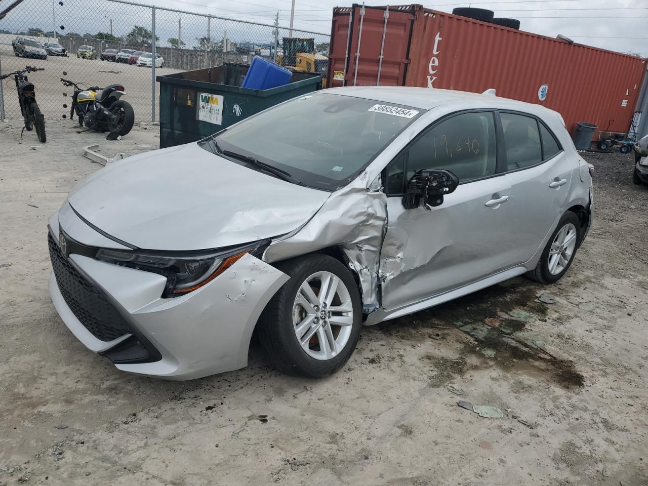 TOYOTA COROLLA 2019 jtnk4rbe1k3033483