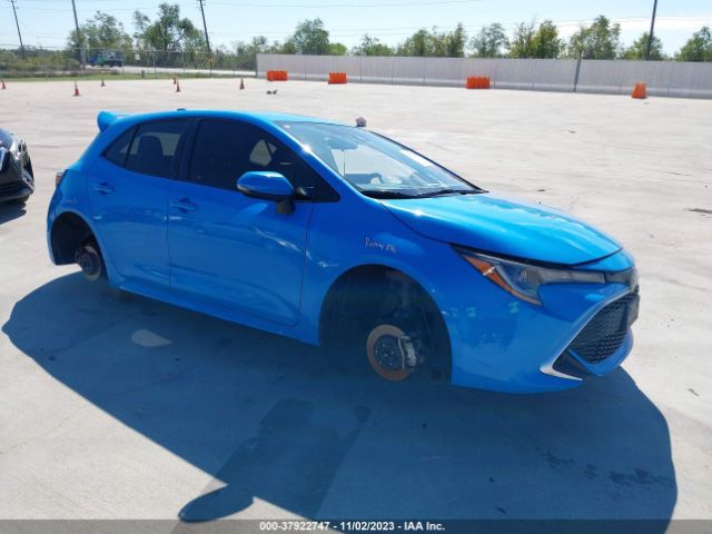 TOYOTA COROLLA HATCHBACK 2019 jtnk4rbe3k3007483