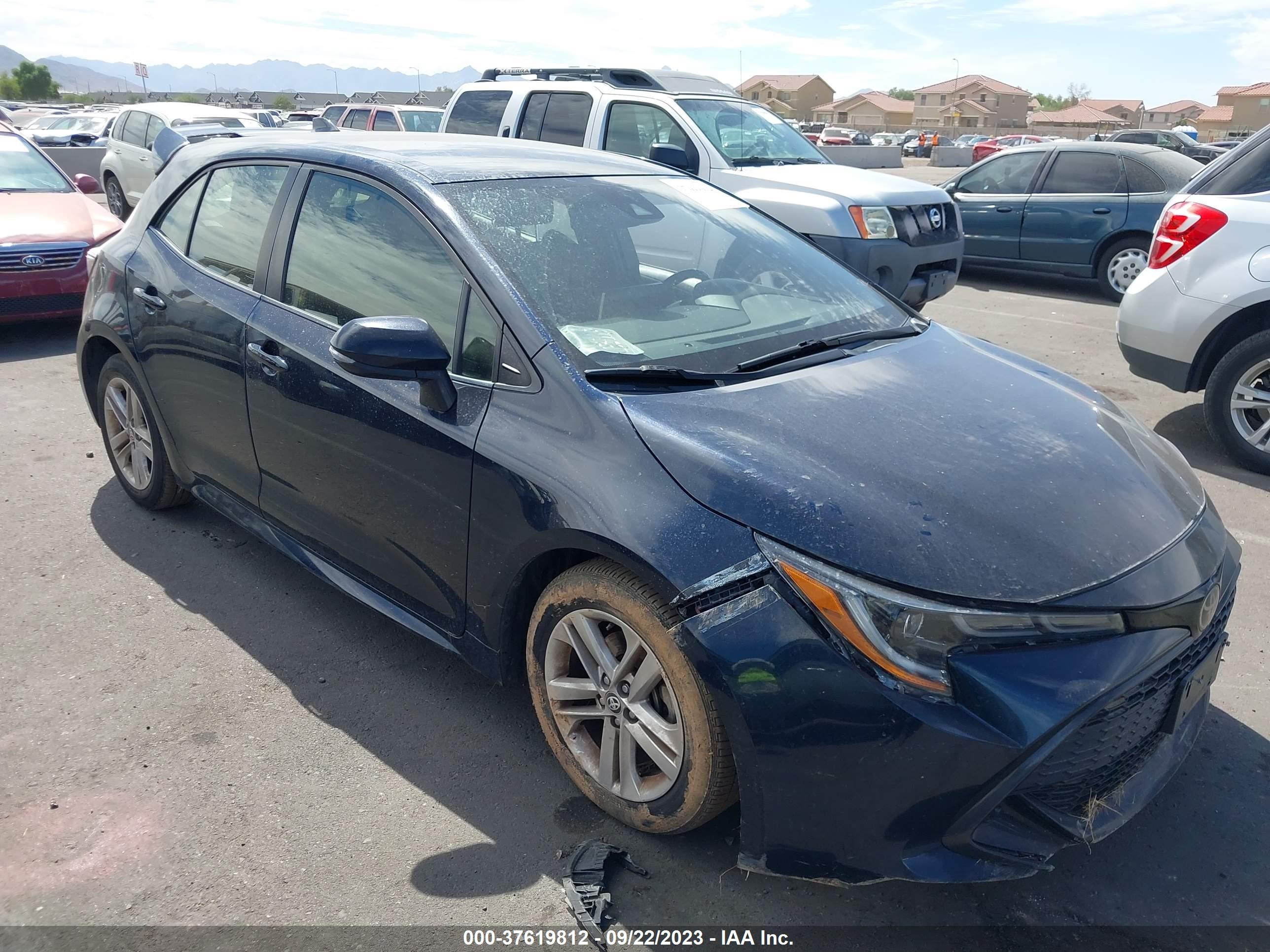 TOYOTA COROLLA 2019 jtnk4rbe3k3043576