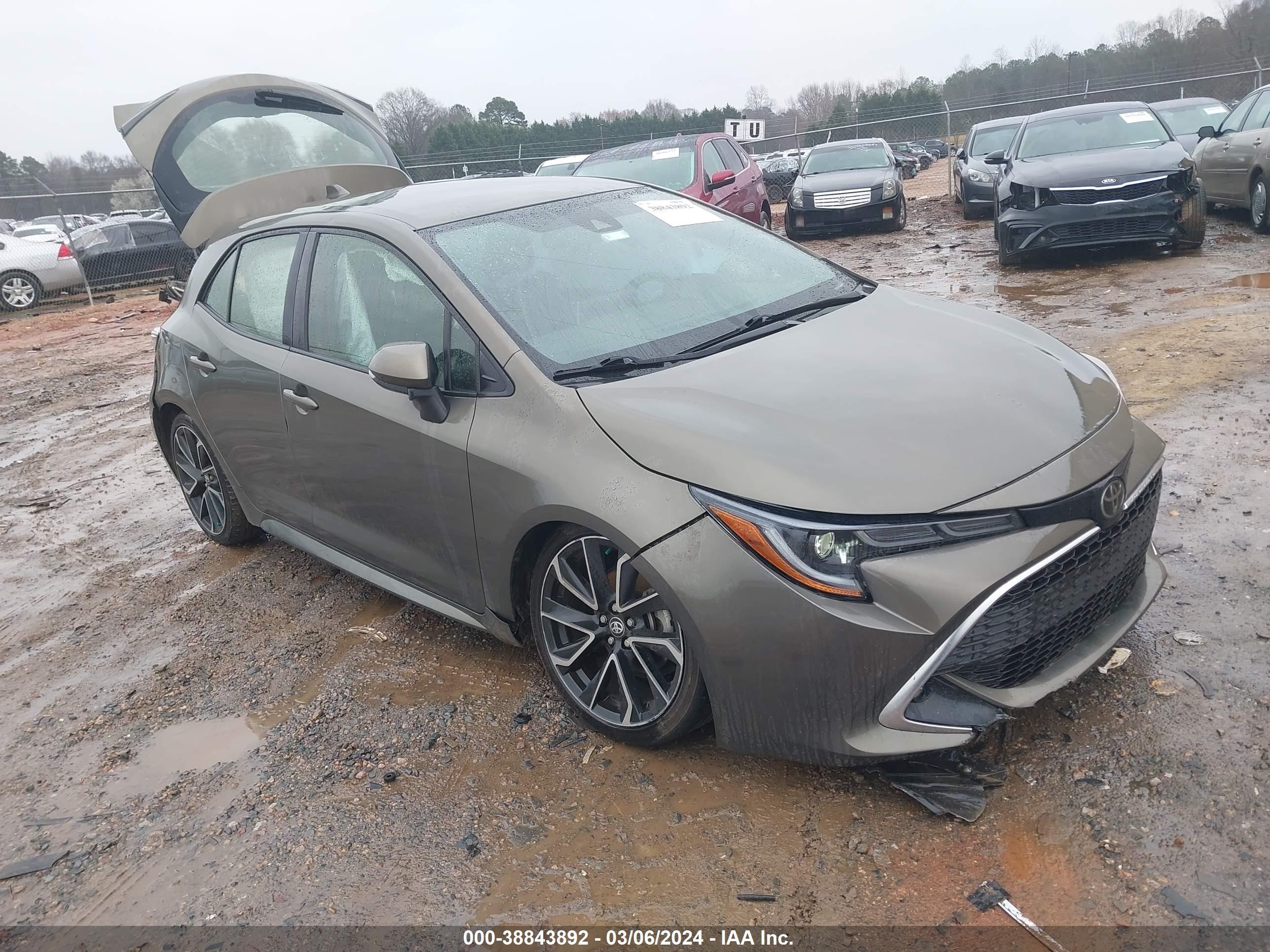 TOYOTA COROLLA 2019 jtnk4rbe4k3020839