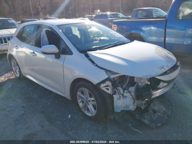 TOYOTA COROLLA 2019 jtnk4rbe5k3044583