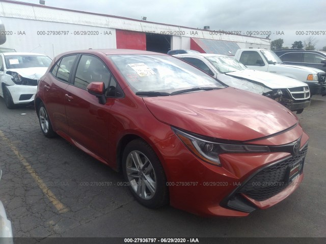 TOYOTA COROLLA HATCHBACK 2019 jtnk4rbe7k3024433