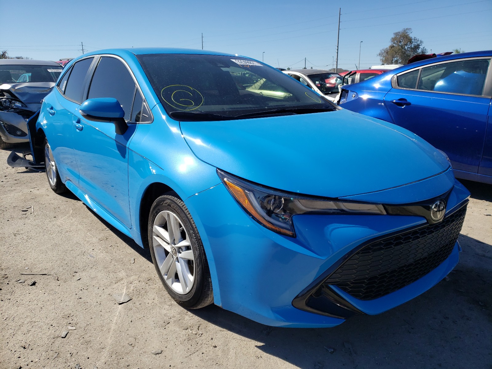 TOYOTA COROLLA SE 2019 jtnk4rbe8k3025140